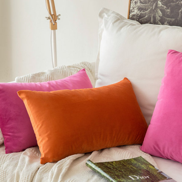 Orange and turquoise discount pillows